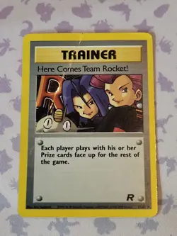 Here Comes Team Rocket! 15/82 - Pokemon Team Rocket Unlimited Holo Rare HP/DMG - Image 1