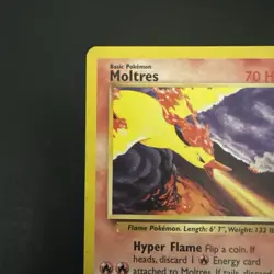 Pokemon Vintage WotC Promo Moltres #21 Black Star - Image 2