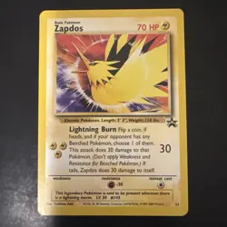 Pokemon Vintage WoTC Promo Zapdos #23 - Image 1