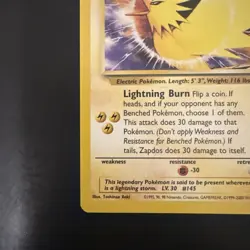 Pokemon Vintage WoTC Promo Zapdos #23 - Image 5