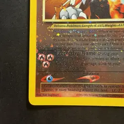 Pokemon Vintage Reverse Holo Swirl Promo #34 Entei WoTC Black Star - Image 5