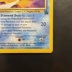 pokemon Vintage Articuno Wotc Black Star Promo #22 Wizards Of The Coast League - Image 4