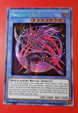 Yu-Gi-Oh Magician of Black Chaos MAX TN19 - EN002 Secret Rare 1st Edition NM - Image 1