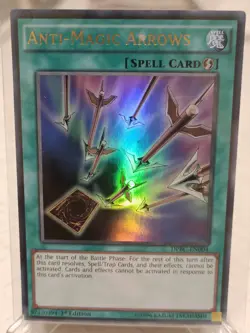 Yugioh Anti-Magic Arrows DPBC EN004 Ultra Rare 1st ED - Image 3