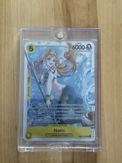 Nami EB03-053 SR Foil English One Piece TCG Card Near Mint - Image 1