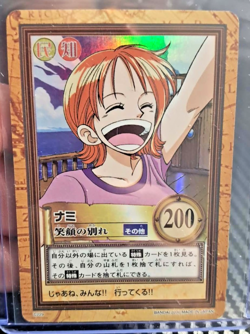 BANDAI One Piece Hyper Battle NAMI HOLO FOIL TRUE 1ST SET C226 VINTAGE SCARCE - Image 1