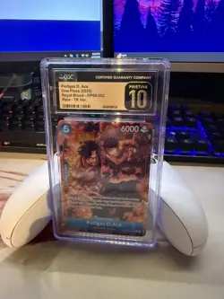 Portgas D Ace OP08-052 Treasure Rare Royal Blood One Piece TCG CGC Pristine 10 - Image 3