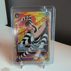 One Piece Memorial Collection Mr.2 Bon Kurei (Bentham) EB01-061 SEC Foil NM - Image 1