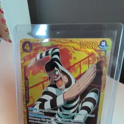 One Piece Memorial Collection Mr.2 Bon Kurei (Bentham) EB01-061 SEC Foil NM - Image 2