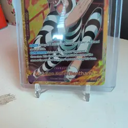 One Piece Memorial Collection Mr.2 Bon Kurei (Bentham) EB01-061 SEC Foil NM - Image 3