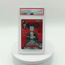 PSA 10 2025 Monkey D Luffy ST21-014 ONE PIECE Magazine Promo Jump 18 - Image 1