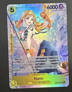 Nami EB03-053 Extra Booster: One Piece Heroines Edition SR Foil Super Rare - Image 1