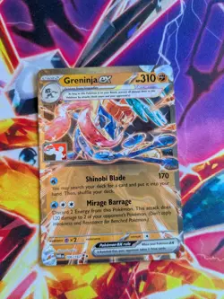 Greninja ex 106/167 Prize Pack Series Cards Holo read description - Image 2