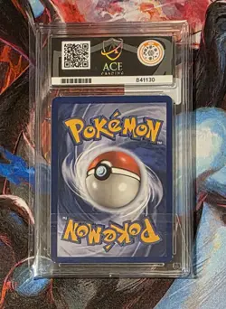 Ace 8 Gengar 1st Edition Holo Card Fossil 5/62 Graded Pokemon Card - Image 4