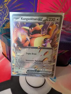 Pokemon TCG Kangaskhan Ex Double Rare Holo Card 115/165 Scarlet & Violet NM - Image 1