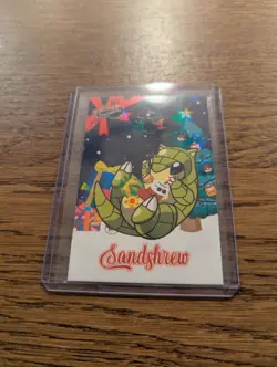 Sandshrew - Cracked Ice Holo - Christmas Card Database - Pokemon NM - Image 1