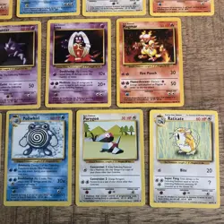 Pokemon TCG Base Set - 11 Card Uncommon Lot - All MP-NM Condition - Vintage 🔥 - Image 5