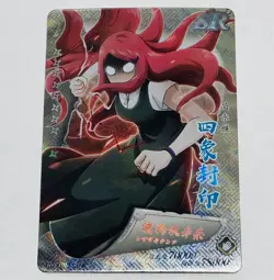 Kushina Uzumaki Naruto Trading Card Rage Punch HYEX01-SR12 Holo Super Rare Tc5 - Image 1