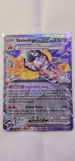 Skeledirge ex - 137/182 - Pokemon Paradox Rift Ultra Rare Card NM - Image 1