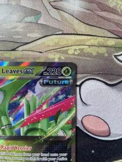 Iron Leaves ex 025/162 Double Rare Temporal Forces Pokemon Card - Image 2