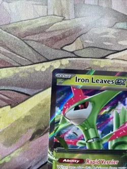 Iron Leaves ex 025/162 Double Rare Temporal Forces Pokemon Card - Image 5