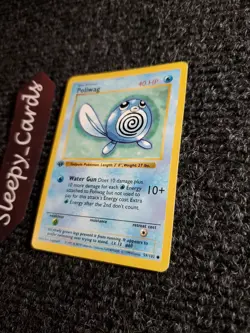 POLIWAG Pokemon Card - WOTC - 1st Edition - Base Set - Shadowless - 59/102 NM - Image 2