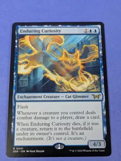 MTG: Duskmourn: House of Horror: Enduring Curiosity #0051 Rare - NM - Image 1