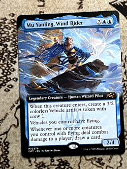 Mu Yanling, Wind Rider (Extended Art) - Aetherdrift - 379 - #Lightly Played - Image 1