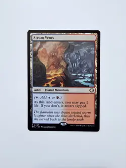 Steam Vents MTG Rare Land Card Lorwyn Eclipsed Regular #267 - Image 1