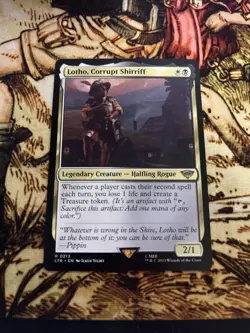 1x Lotho, Corrupt Shirriff, LOTR, Magic MTG NM - Image 1