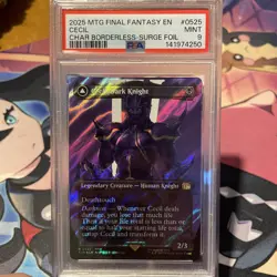 Cecil, Dark Knight (Borderless) (Surge Foil) Final Fantasy Foil - Image 1