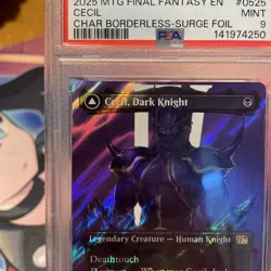 Cecil, Dark Knight (Borderless) (Surge Foil) Final Fantasy Foil - Image 4