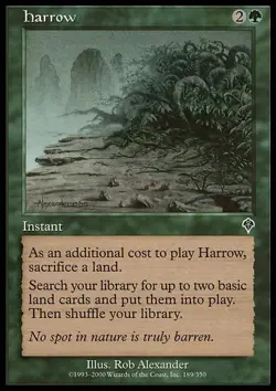 Harrow - Invasion #189/350 MTG Magic The Gathering - Image 1