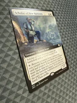 MTG Scholar of New Horizons #053 Ext. Art R Commander: The Brothers’ War (BRC) - Image 2