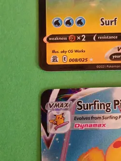Pokemon Celebrations Flying Pikachu 007/025 Surfing Pikachu vmax Pikachu 005/025 - Image 4
