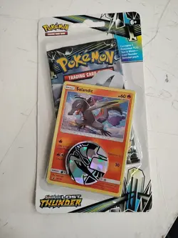 Pokemon Sun & Moon Lost Thunder Single Checklane Pack Blister [Salandit] - Image 1