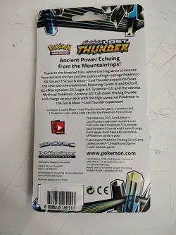 Pokemon Sun & Moon Lost Thunder Single Checklane Pack Blister [Salandit] - Image 2