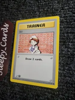 Pokemon TCG | Bill 91/102 | Base Set 1st Edition | NM - Image 2