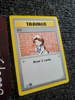 Pokemon TCG | Bill 91/102 | Base Set 1st Edition | NM - Image 3