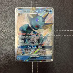 Pokemon TCG - Vaporeon GX - SM172 - Sun & Moon Promo - MP Ultra Rare (2017) - Image 1