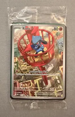 Sealed - Riolu Black Star Mega Evolution ETB Promo - MEP 010 - Pokemon TCG - Image 1