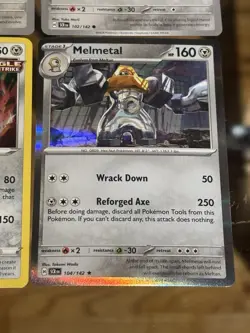 4x MELMETAL & MELTAN Mini Collection Set Deck Building Metal Pokemon TCG - Image 3