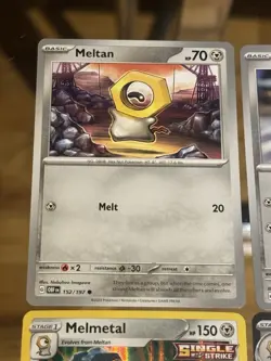 4x MELMETAL & MELTAN Mini Collection Set Deck Building Metal Pokemon TCG - Image 5