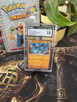 Pokemon Card COSMOS Riolu Mega Evolutions Chest Promo GRADE 10 POP 1 Not Psa EN - Image 1