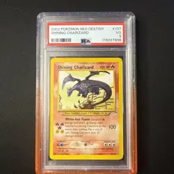 2002 POKEMON NEO DESTINY #107 SHINING CHARIZARD PSA 3 - Image 2