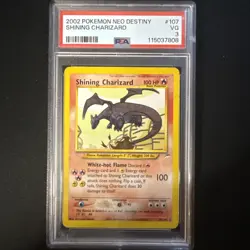 2002 POKEMON NEO DESTINY #107 SHINING CHARIZARD PSA 3 - Image 4