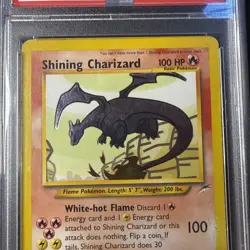 2002 POKEMON NEO DESTINY #107 SHINING CHARIZARD PSA 3 - Image 5