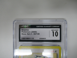 2000 Pokemon Base Set 2 Snorlax 30/130 CGC 10 Gem Mint - Image 2