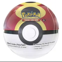Pokemon Fall 2025 Collectors Poke Ball Tin - REPEAT BALL (3 packs & Stickers) - Image 1