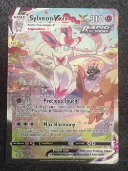 Sylveon VMAX 212/203 Ultra Rare Holo Pokemon Card Lightly Played - Image 1